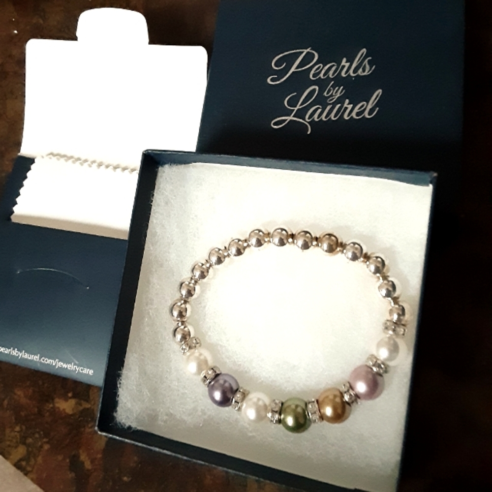 Pearls by Laurel w/Swarovski Crystals